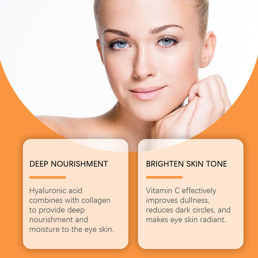 Vitamin C Under Eye Patches For Dark Circles Care, Cooling, Moisturizing, Hydrating Eye Area Mask Patches