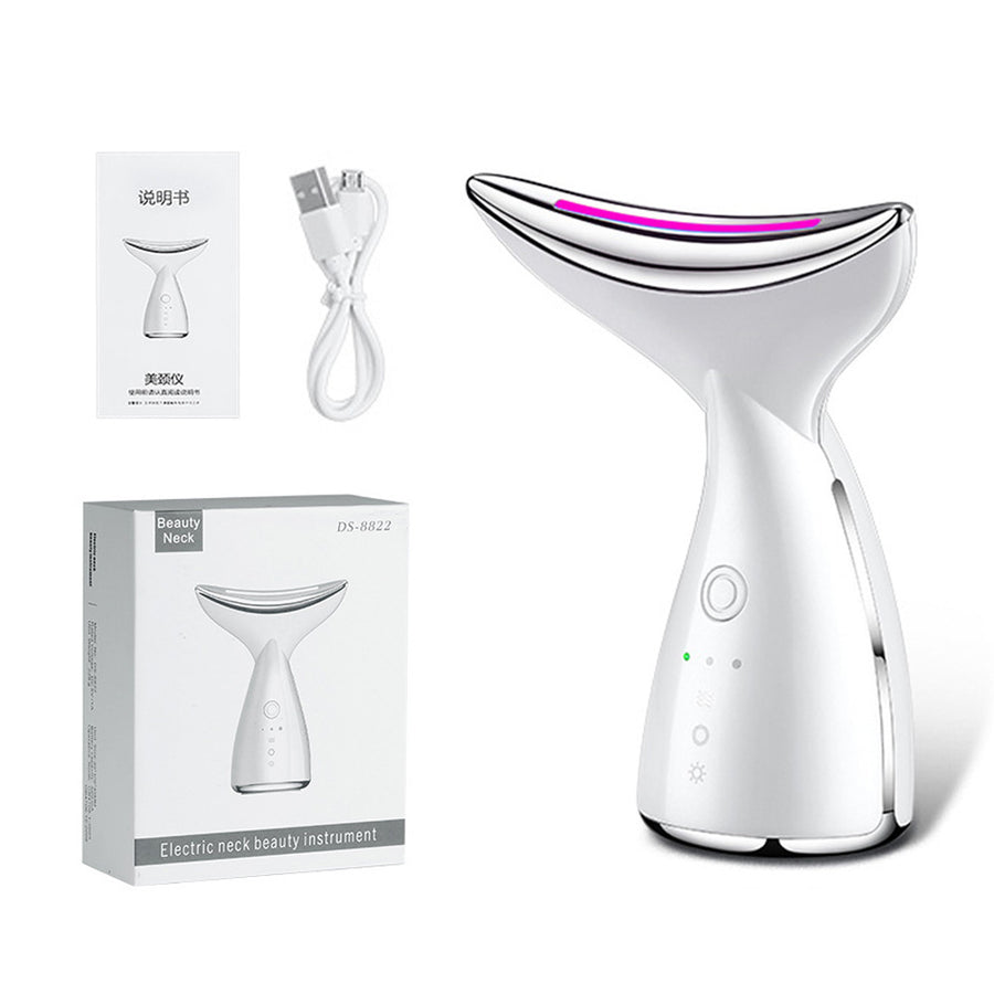 EMS Face & Neck Lifting Device with LED Light Therapy