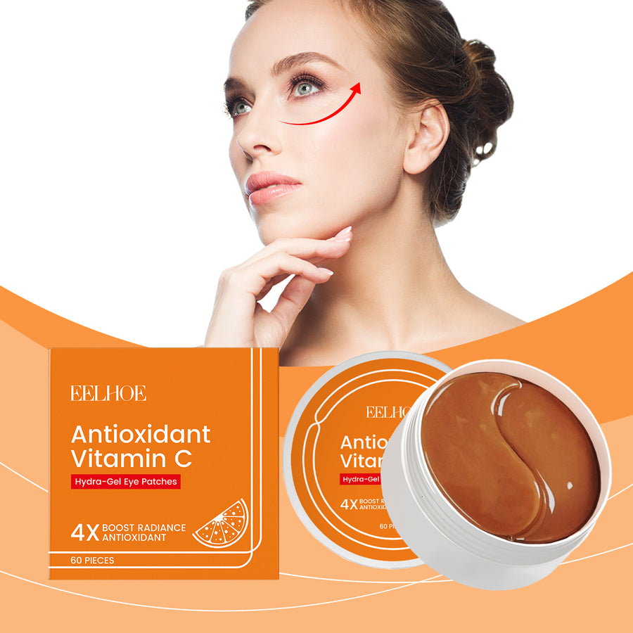 Vitamin C Under Eye Patches For Dark Circles Care, Cooling, Moisturizing, Hydrating Eye Area Mask Patches