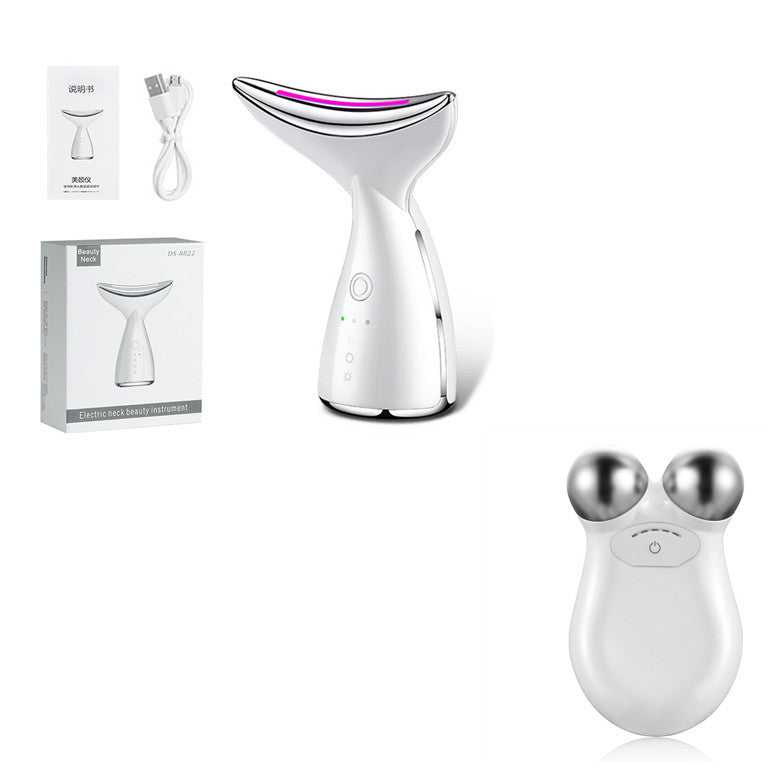 EMS Face & Neck Lifting Device with LED Light Therapy