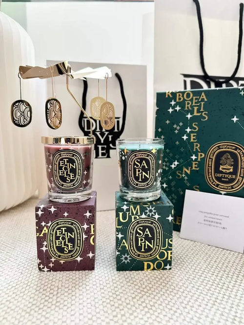 3pcs Senior Scented Candles Limited gift box Romantic Baies Fig Home