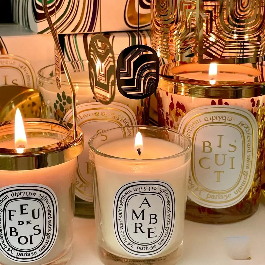 3pcs Senior Scented Candles Limited gift box Romantic Baies Fig Home
