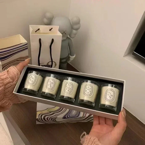 3pcs Senior Scented Candles Limited gift box Romantic Baies Fig Home