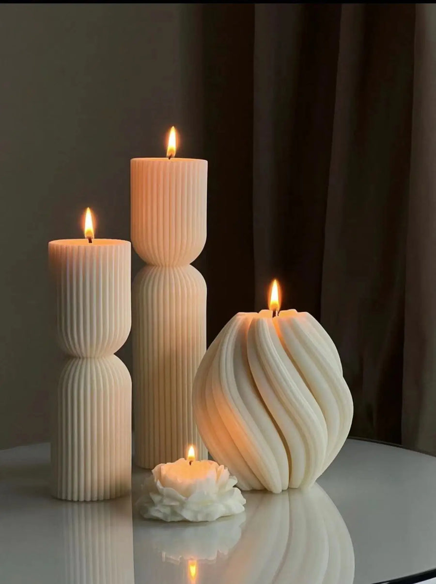 Luxury Decoration Candle Nordic Geometric Scented Candles Aesthetic
