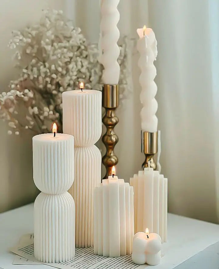 Luxury Decoration Candle Nordic Geometric Scented Candles Aesthetic