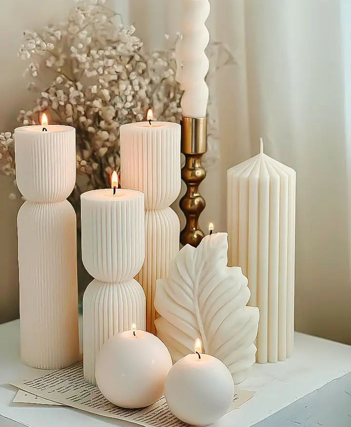 Luxury Decoration Candle Nordic Geometric Scented Candles Aesthetic