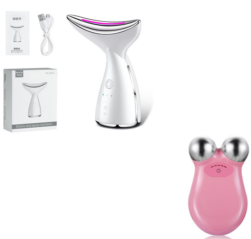 EMS Face & Neck Lifting Device with LED Light Therapy